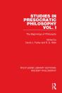 Studies In Presocratic Philosophy Volume 1 - Preview