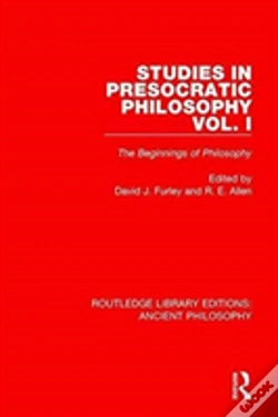 Capa do artigo Studies In Presocratic Philosophy Volume 1