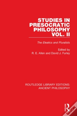 Capa do artigo Studies In Presocratic Philosophy Volume 2