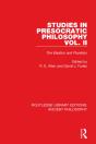 Studies In Presocratic Philosophy Volume 2 - Preview