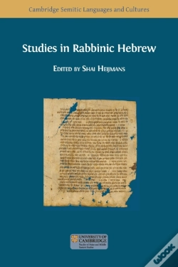 Capa do artigo Studies In Rabbinic Hebrew