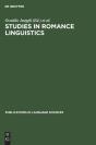 Studies In Romance Linguistics - Preview