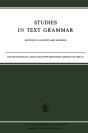 Studies In Text Grammar - Preview
