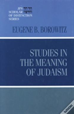 Capa do artigo Studies In The Meaning Of Judaism