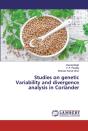 Studies On Genetic Variability And Divergence Analysis In Coriander - Preview