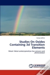 Studies On Oxides Containing 3d Transition Elements