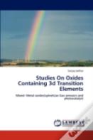 Studies On Oxides Containing 3d Transition Elements