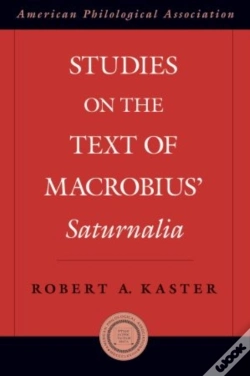 Capa do artigo Studies On The Text Of Macrobius' Saturnalia