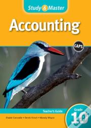 Study And Master Accounting Grade 10 Caps Teacher'S File