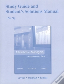 Capa do artigo Study Guide And Student'S Solutions Manual Statistics For Managers Using Microsoft Excel