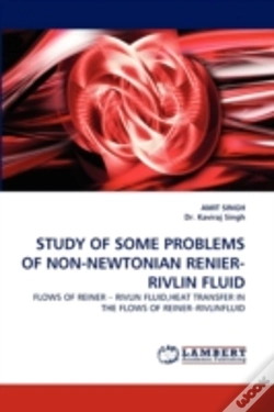 Capa do artigo Study Of Some Problems Of Non-Newtonian Renier-Rivlin Fluid