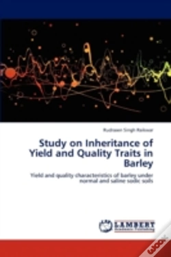 Capa do artigo Study On Inheritance Of Yield And Quality Traits In Barley