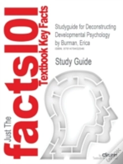 Capa do artigo Studyguide For Deconstructing Developmental Psychology By Burman, Erica, Isbn 9780415395625