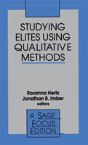 Studying Elites Using Qualitative Methods - Preview