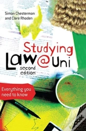 Capa do artigo Studying Law At University