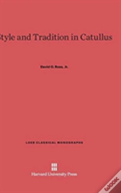 Capa do artigo Style And Tradition In Catullus