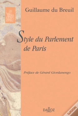 Capa do artigo Style Du Parlement De Paris