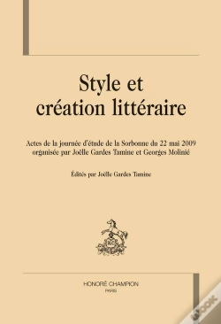 Capa do artigo Style Et Création Littéraire