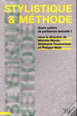 Capa do artigo Stylistique Et Méthode ; Quels Paliers De Pertinence Textuelle ?