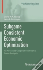 Capa do artigo Subgame Consistent Economic Optimization