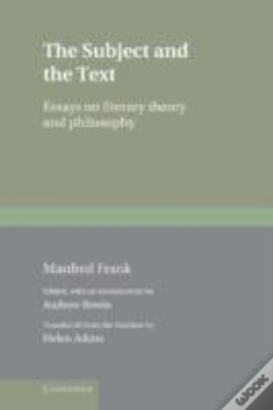 Capa do artigo Subject And The Text