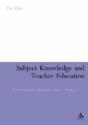 Subject Knowledge And Teacher Education - Preview