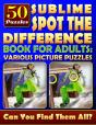 Sublime Spot The Difference Book For Adults - Preview