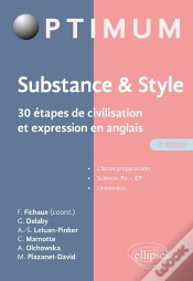 Capa do artigo Substance & Style ; 30 Étapes De Civilisation Et Expression En Anglais (2e Édition)