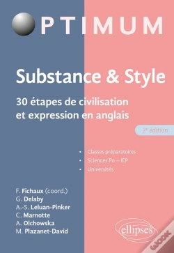 Capa do artigo Substance & Style ; 30 Étapes De Civilisation Et Expression En Anglais (2e Édition)