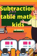 Substraction Table Kids Math