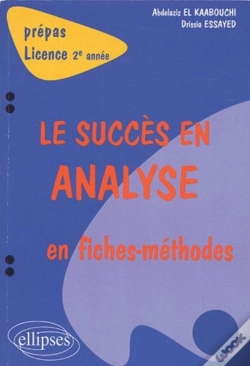 Capa do artigo Succès En Analyse En Fiches-Méthodes (Le) - 2e Année