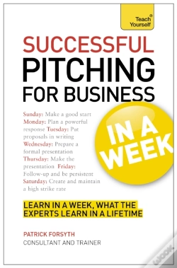 Capa do artigo Successful Pitching For Business In A Week: Teach Yourself