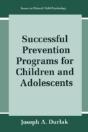 Successful Prevention Programs For Children And Adolescents - Preview
