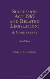 Capa do artigo Succession Act 1965 And Related Legislation: A Commentary