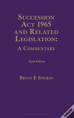 Capa do artigo Succession Act 1965 And Related Legislation: A Commentary