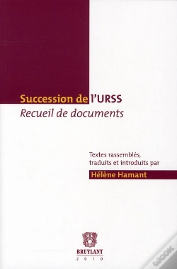 Capa do artigo Succession De L'Urss. Recueil De Documen