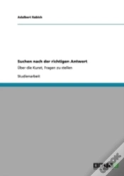 Capa do artigo Suchen Nach Der Richtigen Antwort
