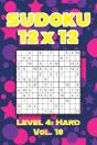 Sudoku 12 X 12 Level 4 - Preview