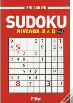 Capa do artigo Sudoku 270 Grilles T.2 ; Niveaux 3 À 6