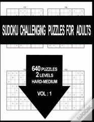 Sudoku Challenging Puzzles For Adults