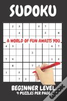 Sudoku Easy Beginner Level 4 Puzzles Per Page