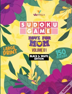 Capa do artigo Sudoku Game Love For Mom Volume01 (Black & White Edition)
