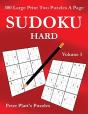 Sudoku Hard: 300 Large Print Two Puzzles - Preview