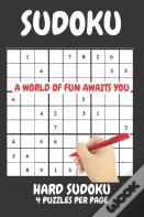Sudoku Hard 4 Puzzles Per Page