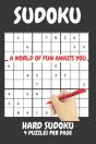 Sudoku Hard 4 Puzzles Per Page - Preview