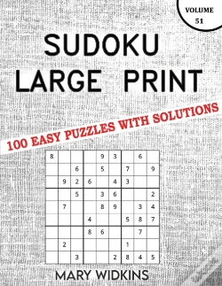 Capa do artigo Sudoku Large Print 100 Easy Puzzles With Solutions