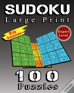 Capa do artigo Sudoku Large Print, 100 Puzzles With Solutions, Expert Level