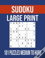 Sudoku Large Print 101 Puzzles Medium To Hard