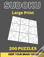 Capa do artigo Sudoku Large Print 200 Puzzles