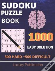 Sudoku Puzzle Book 1000  Easy Solution 500 Hard +500 Difficult  Luxury Publication